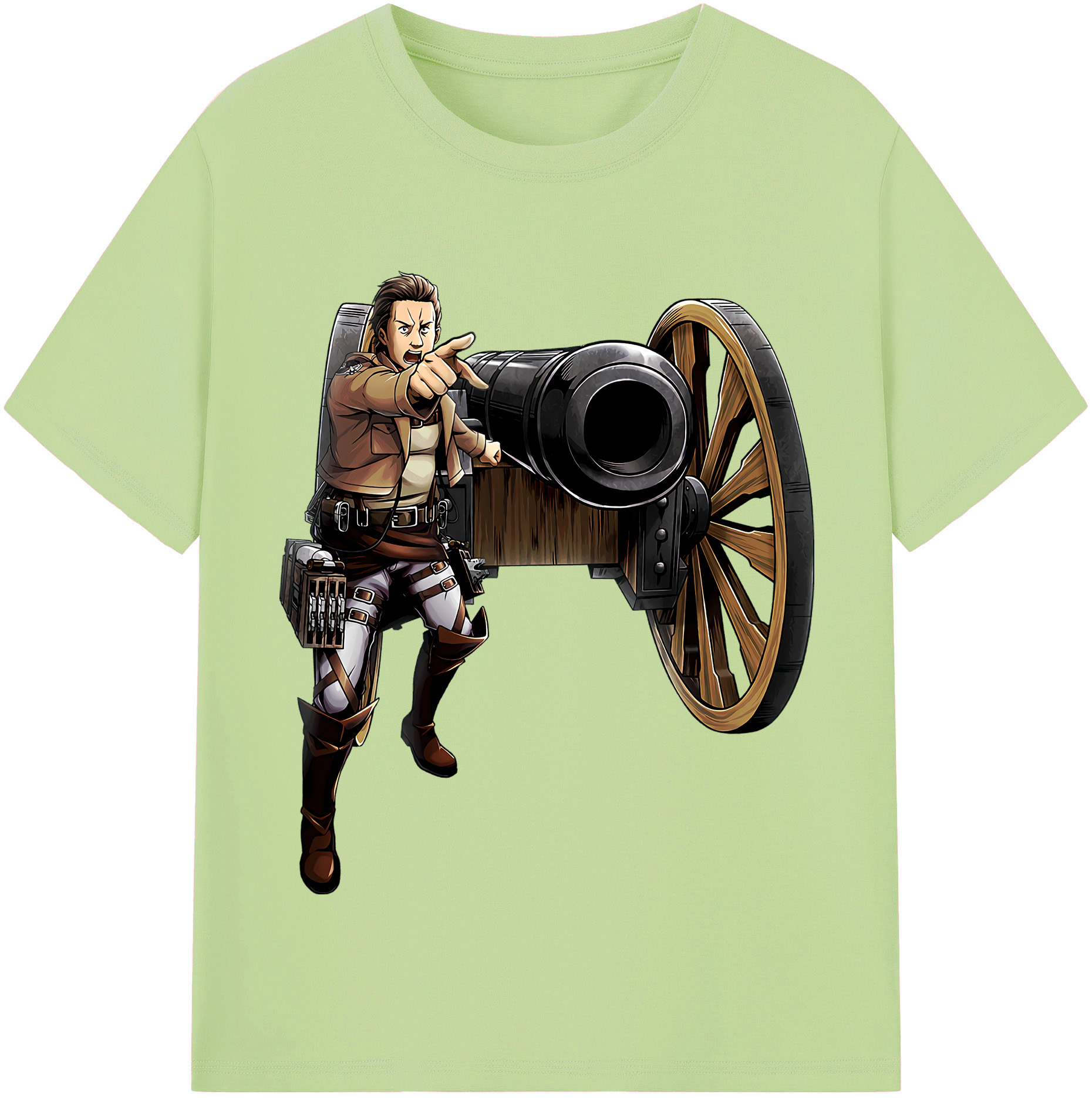 （画像用） 進撃の巨人 Attack on Titan 綿100％半袖Tシャツ（フロントプリント）